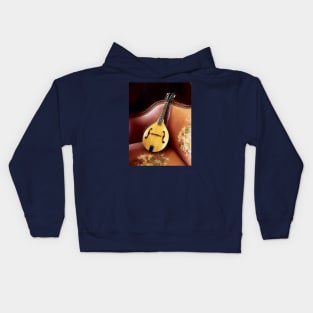 Mandolin on Couch Kids Hoodie